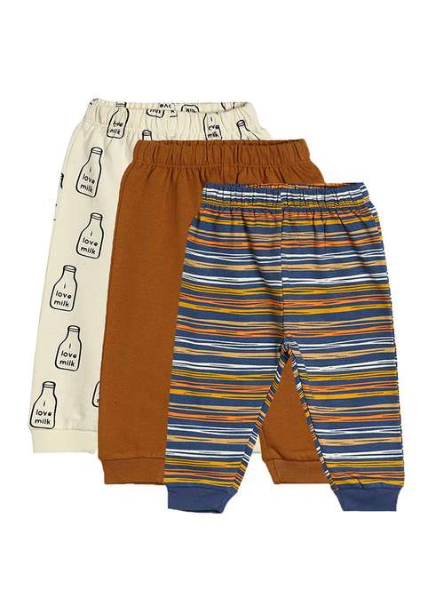 boys pack of 3 printed winterwear jogger - 22107997 - Standard Image - 0