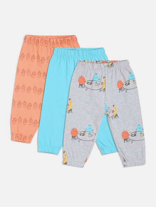 boys pack of 3 printed winterwear jogger - 22108000 -  Standard Image - 0