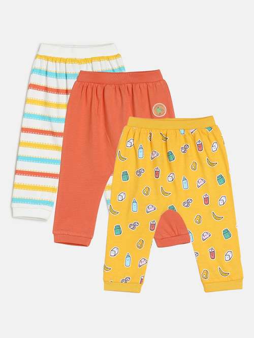 boys pack of 3 printed winterwear jogger - 22108002 -  Standard Image - 0