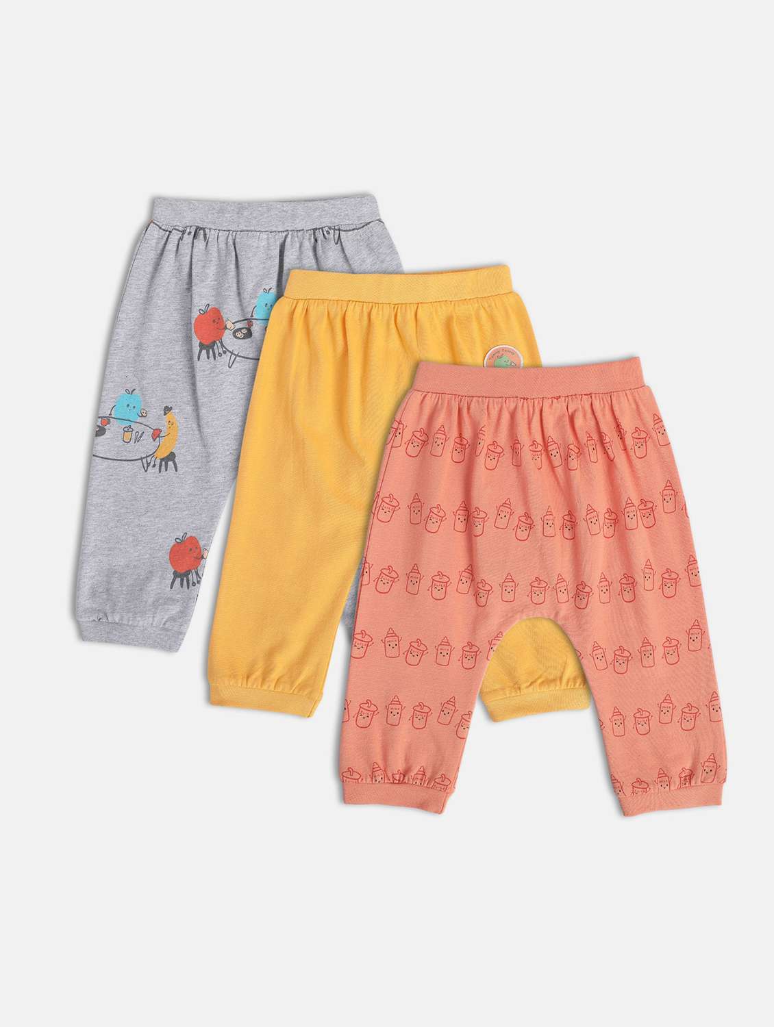 boys pack of 3 printed winterwear jogger - 22108003 -  Zoom Image - 0