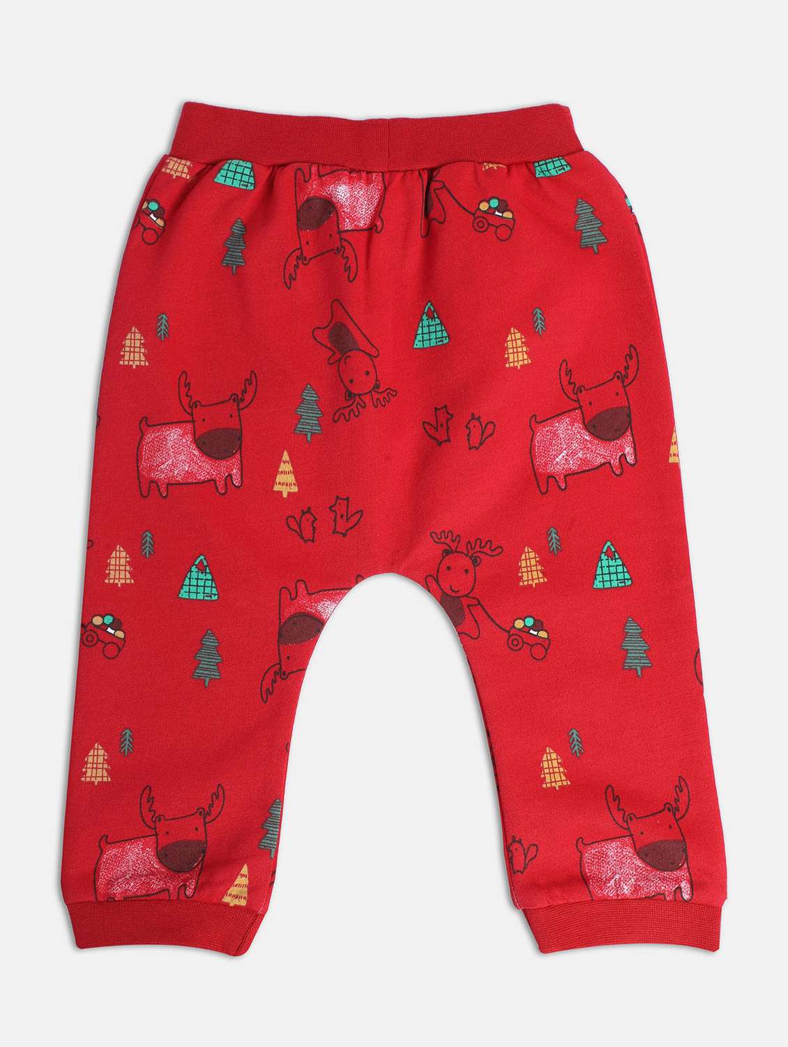 boys pack of 3 printed winterwear jogger - 22108023 -  Standard Image - 3