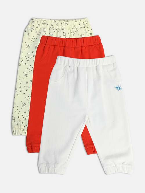 boys pack of 3 printed winterwear jogger - 22108027 -  Standard Image - 0