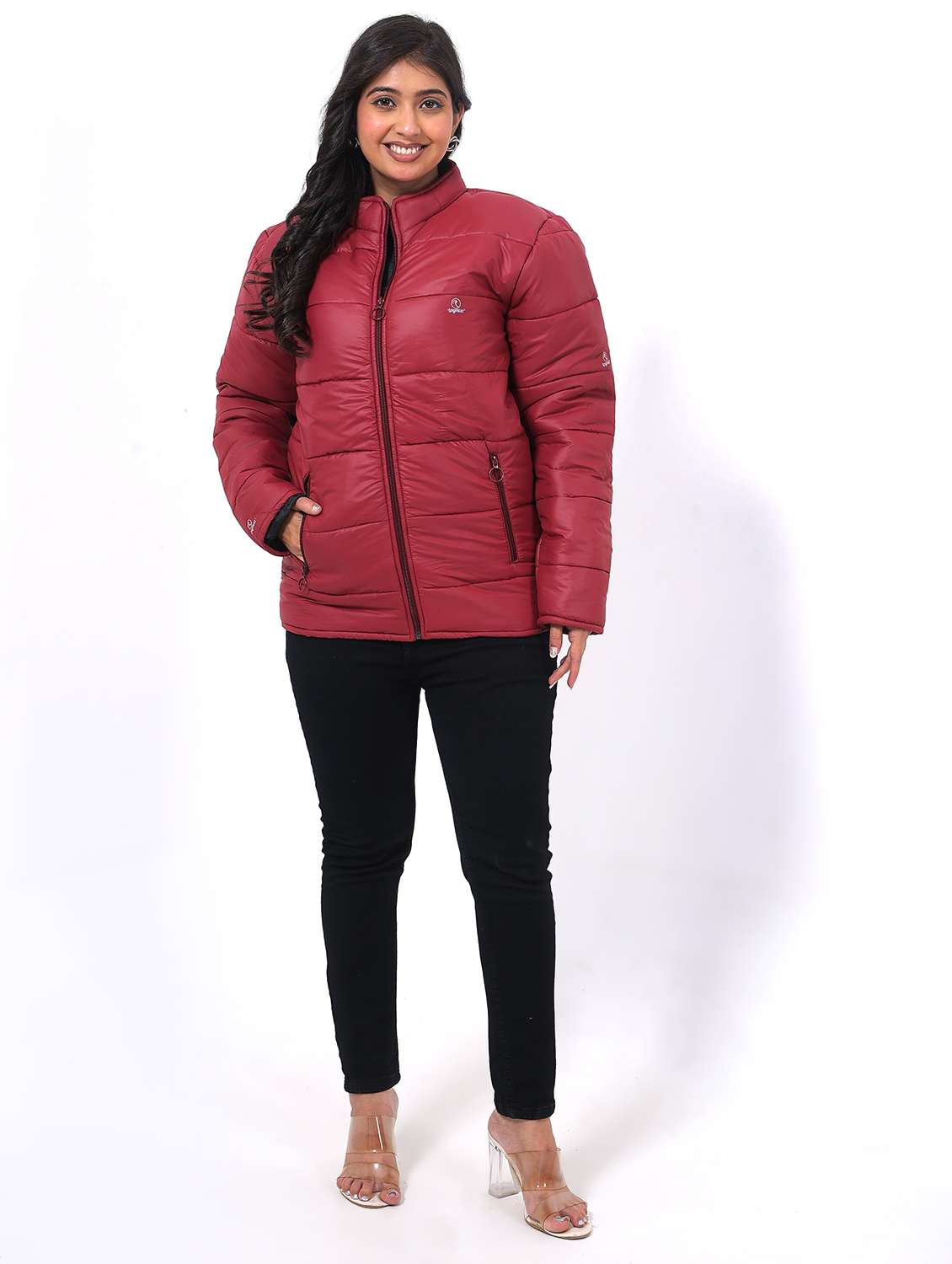 women printed long sleeve quilted jacket - 22108148 -  Standard Image - 3