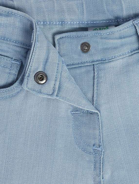 girls plain mid rise slim fit jeans - 22108254 -  Standard Image - 3