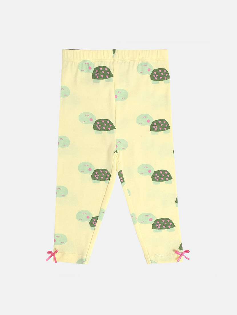 multi colored cotton legging - 22108315 - Standard Image - 3