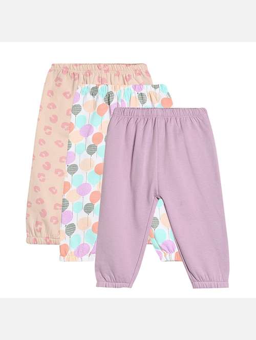 girls pack of 3 printed mid rise legging - 22108343 -  Standard Image - 0