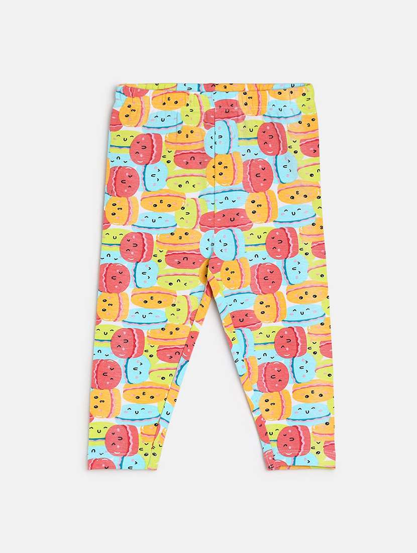 multi colored cotton legging - 22108358 - Standard Image - 5