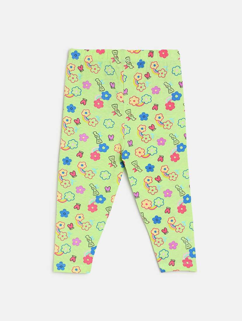 multi colored cotton legging - 22108360 - Standard Image - 3