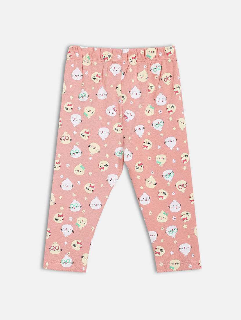 girls pack of 3 printed mid rise legging - 22108381 - Standard Image - 5