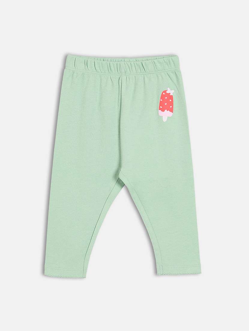 girls pack of 3 printed mid rise legging - 22108382 - Standard Image - 3