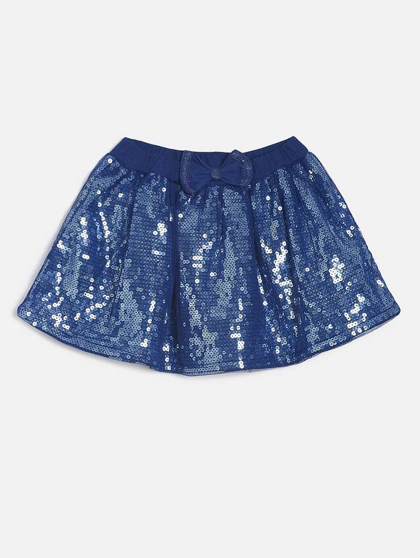 girl sequined mid rise skirt