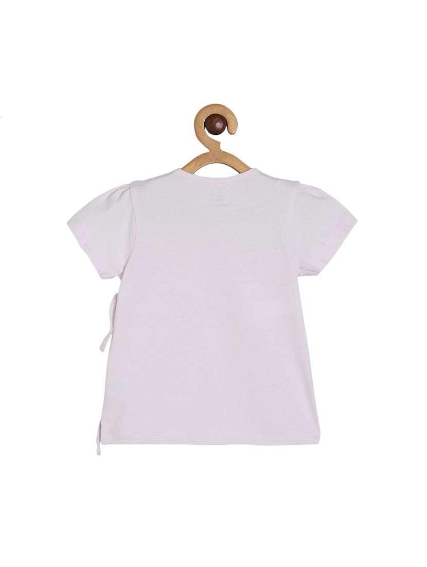 girls pack of 3 printed round neck top - 22108451 -  Standard Image - 5