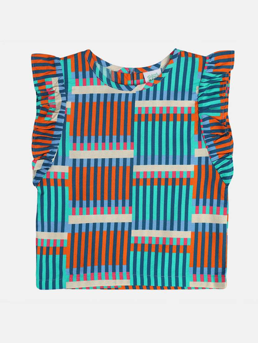 girls printed sleeveless top
