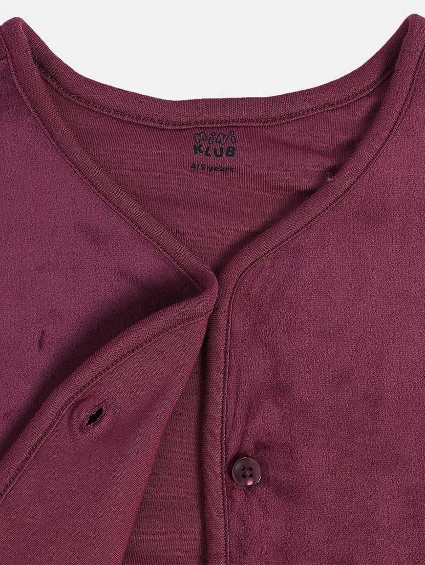 girls solid sleeveless jacket - 22108584 -  Standard Image - 3