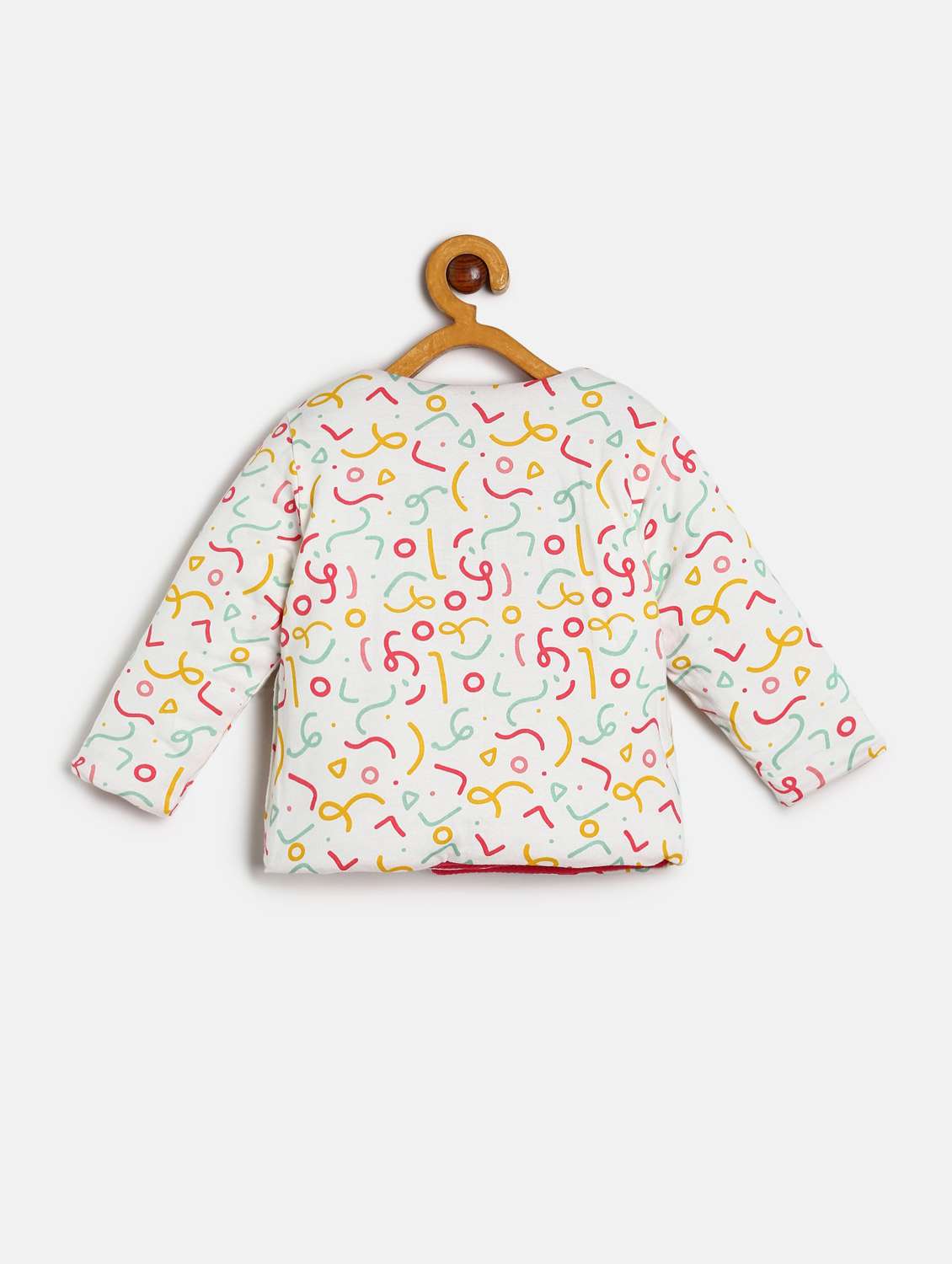 girls printed long sleeve reversible jacket - 22108591 -  Standard Image - 3