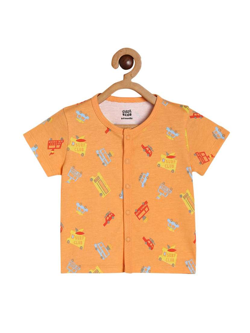 kids pack of 2 printed long sleeve front-open t-shirt - 22108649 -  Standard Image - 5