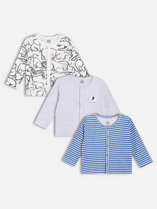 boys pack of 3 printed t-shirt - 22108675 - Standard Image - 0