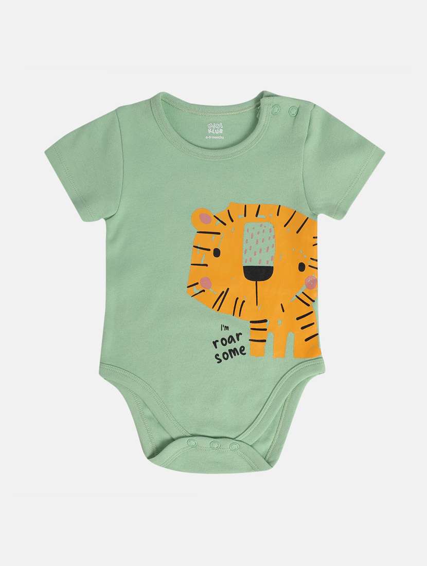 kids pack of 3 printed short sleeve romper - 22108733 -  Standard Image - 3