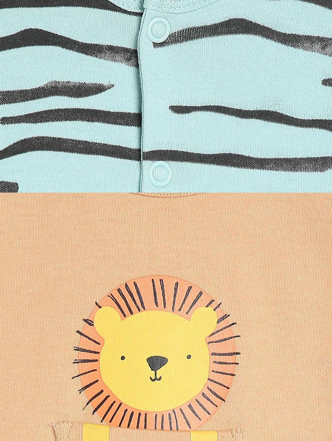 kids pack of 2 printed romper - 22108804 -  Standard Image - 5