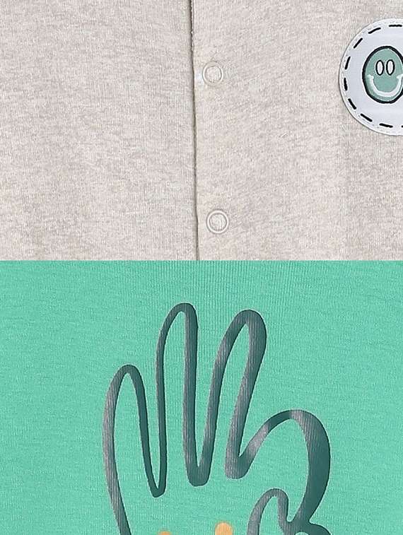 kids pack of 2 printed onesies - 22108837 -  Standard Image - 5