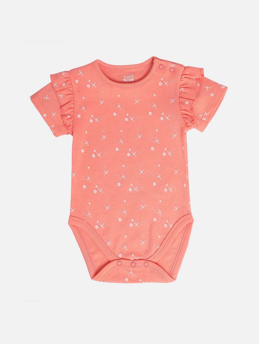 kids pack of 3 printed short sleeve onesies - 22108858 -  Standard Image - 3