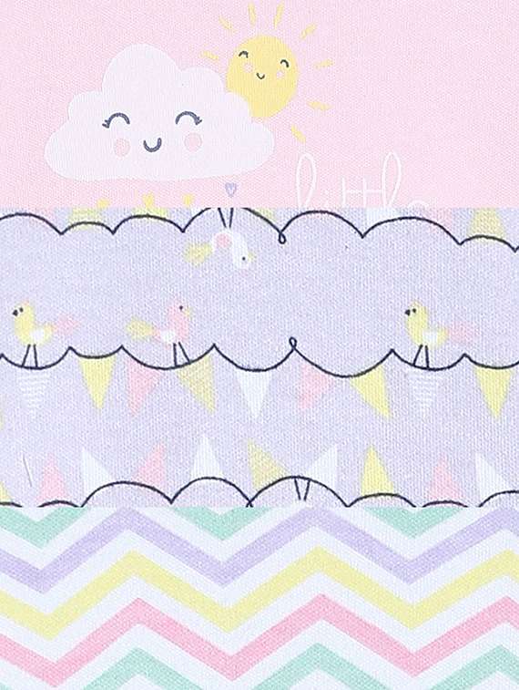 kids pack of 3 printed short sleeve onesies - 22108884 -  Standard Image - 5