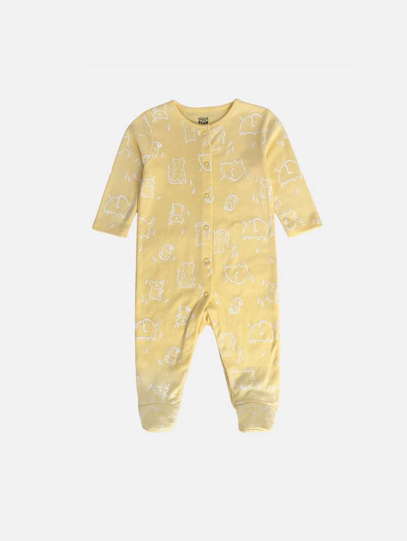kids pack of 2 printed onesies - 22108941 - Standard Image - 3