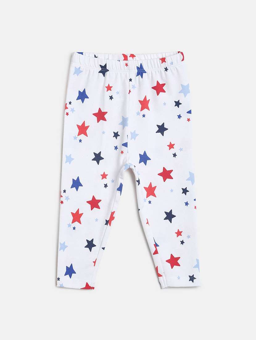 girls pack of 3 printed mid rise legging - 22109180 - Standard Image - 3