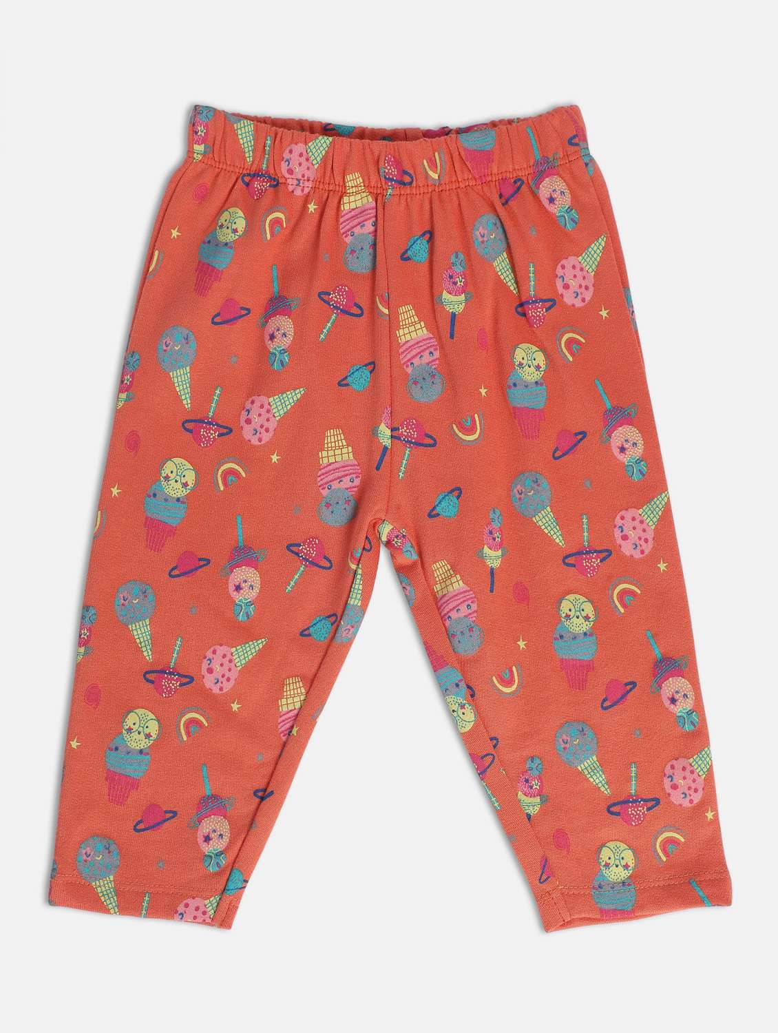 girls pack of 3 printed mid rise legging - 22109184 - Standard Image - 3