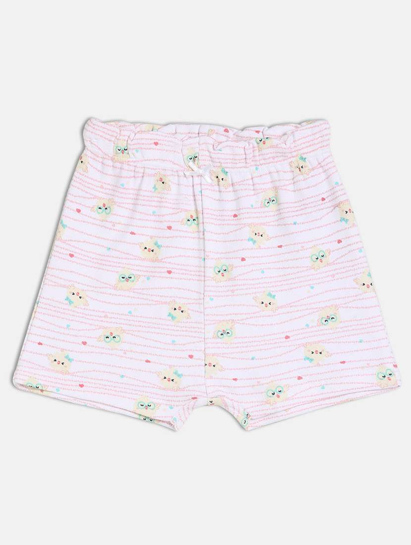 girls pack of 3 printed mid rise shorts - 22109186 -  Standard Image - 5