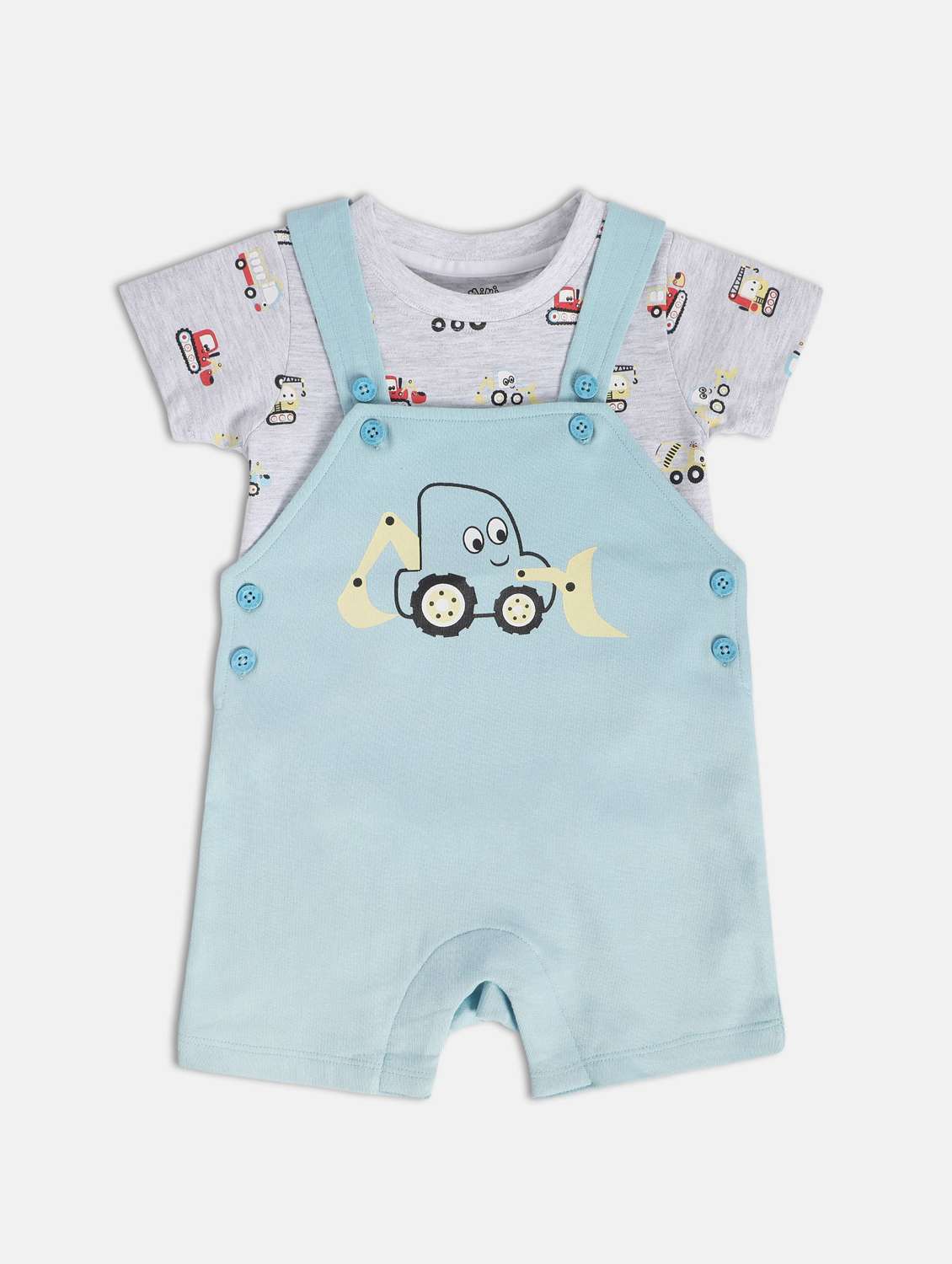 kids printed short sleeve romper