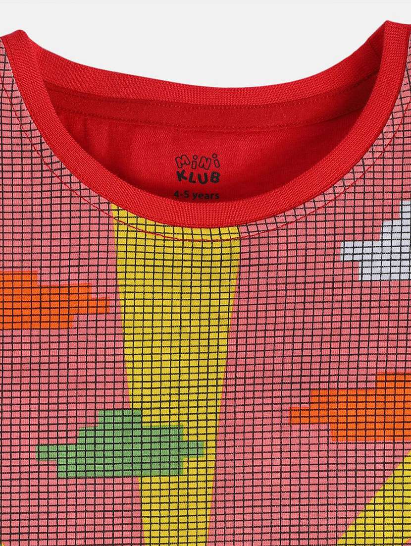 girls printed flutter sleeve tee - 22109212 -  Standard Image - 3