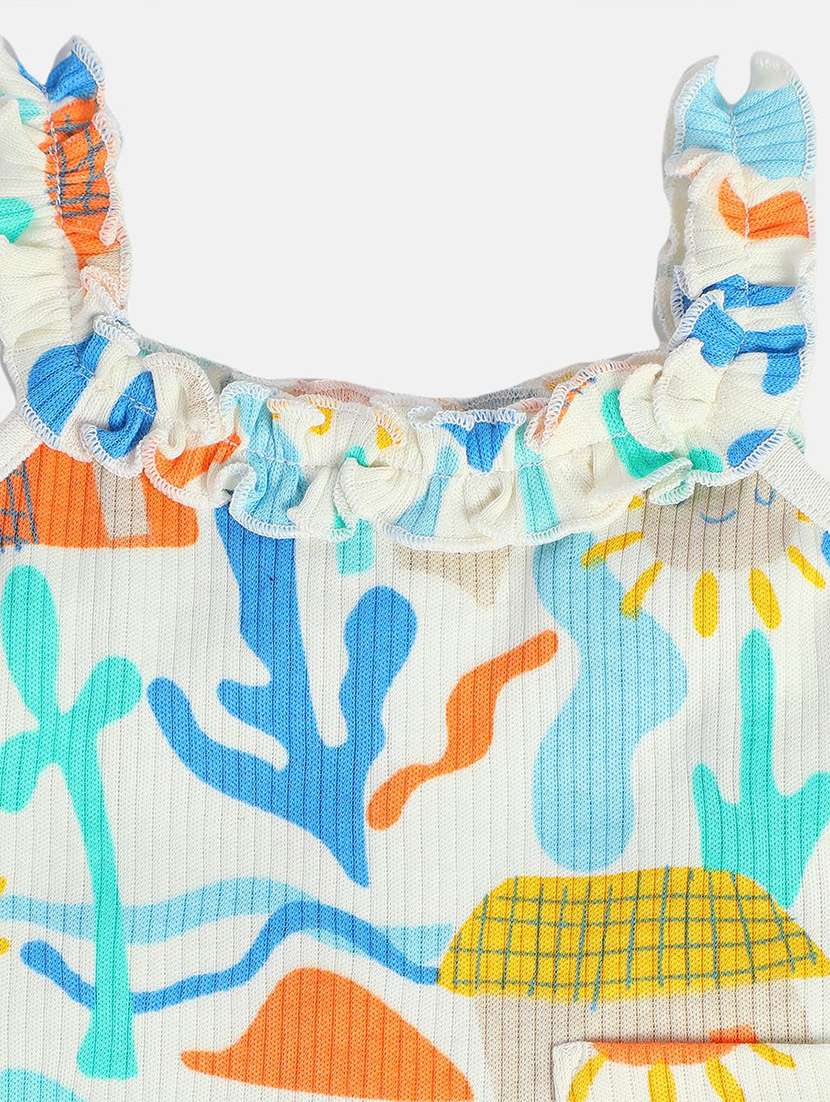 girls printed sleeveless top - 22109271 -  Standard Image - 3