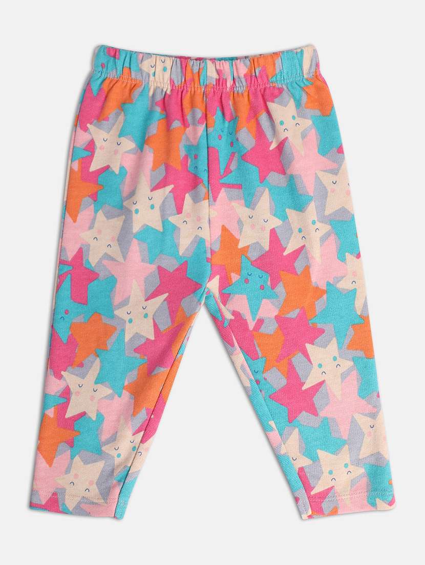 girls pack of 3 printed mid rise pyjama - 22109403 -  Standard Image - 3