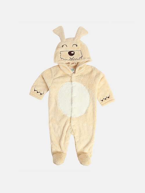 kids solid long sleeve hooded onesies - 22109411 -  Standard Image - 0