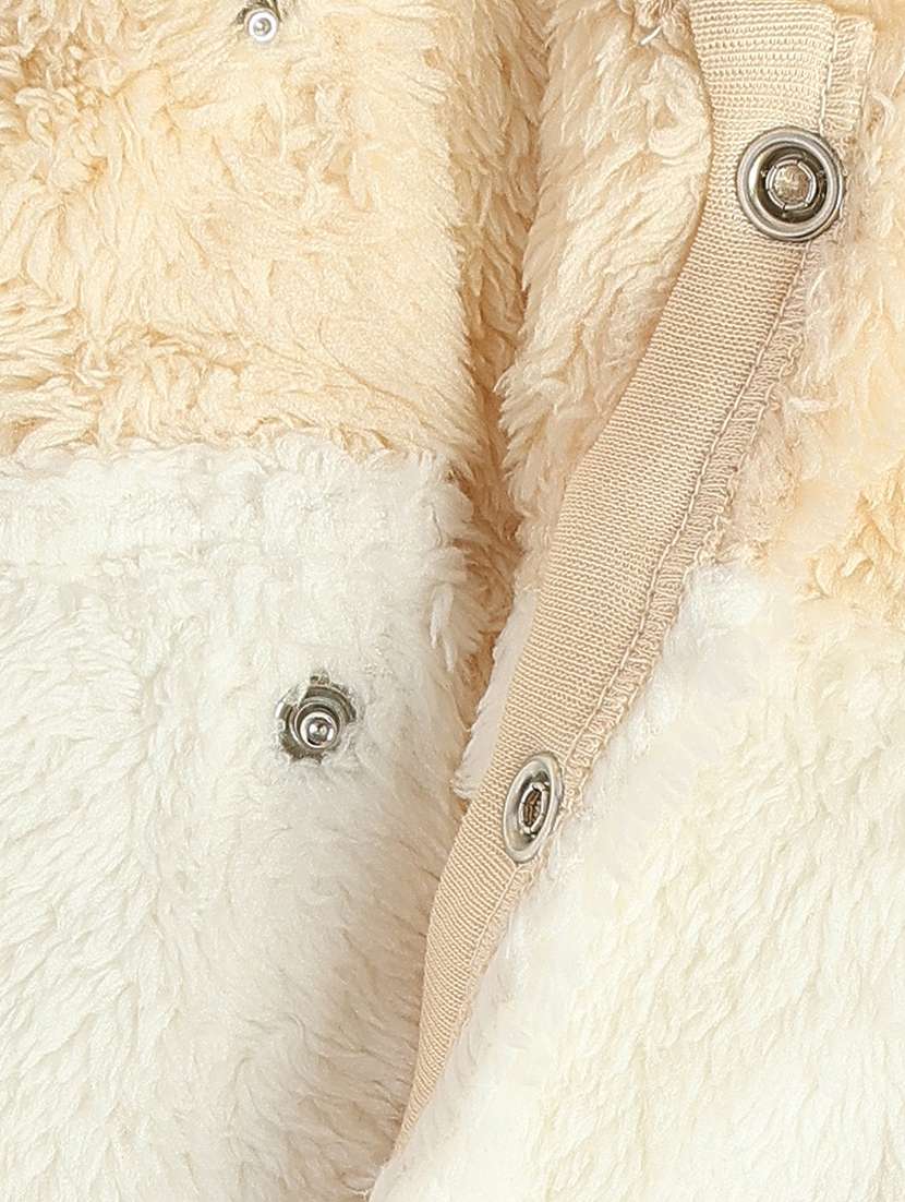 kids solid long sleeve hooded onesies - 22109411 -  Standard Image - 3