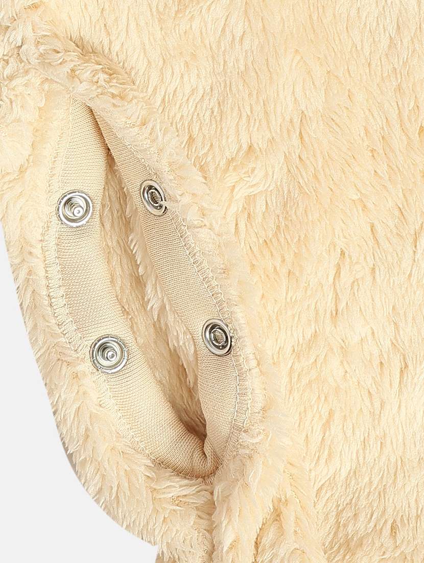 kids solid long sleeve hooded onesies - 22109411 -  Standard Image - 5