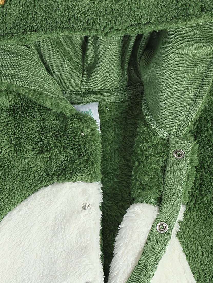 kids solid long sleeve hooded onesies - 22109412 - Standard Image - 3