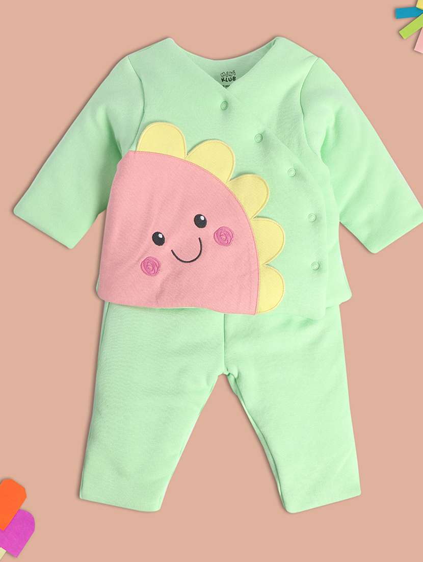 kids printed full length set