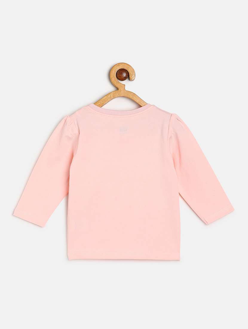 girls pack of 3 printed round neck tee - 22109443 - Standard Image - 5