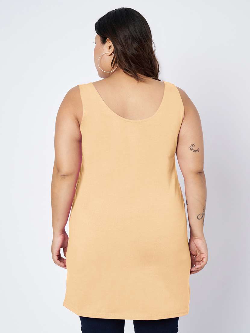 women plus size solid sleeveless camisole - 22109447 -  Standard Image - 3