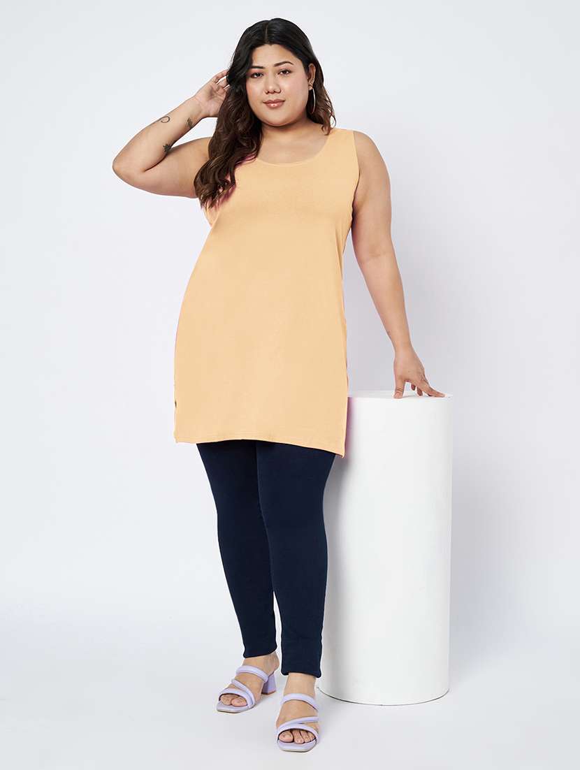 women plus size solid sleeveless camisole - 22109447 -  Standard Image - 5