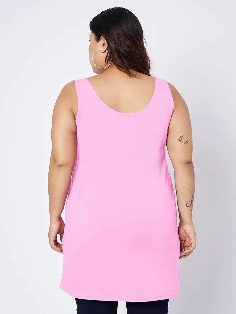 women plus size solid sleeveless camisole - 22109450 -  Standard Image - 3