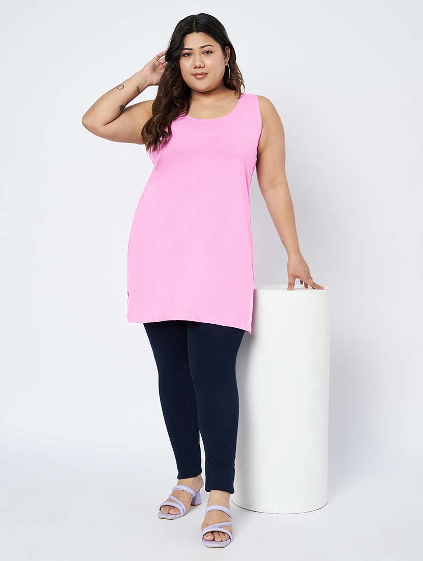 women plus size solid sleeveless camisole - 22109450 -  Standard Image - 5