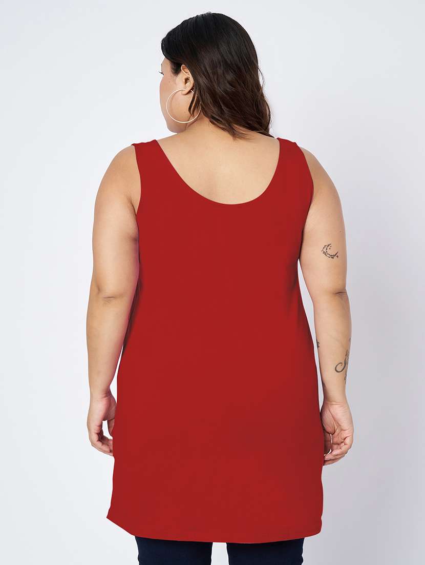 women plus size solid sleeveless camisole - 22109451 - Standard Image - 3