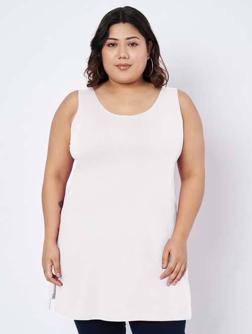 women plus size solid sleeveless camisole - 22109454 - Standard Image - 0