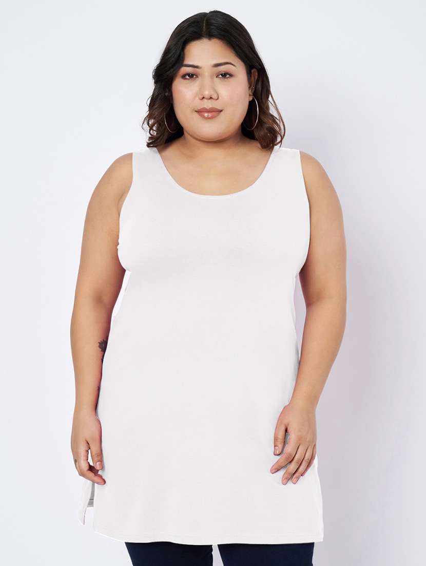 women plus size solid sleeveless camisole - 22109454 - Zoom Image - 0