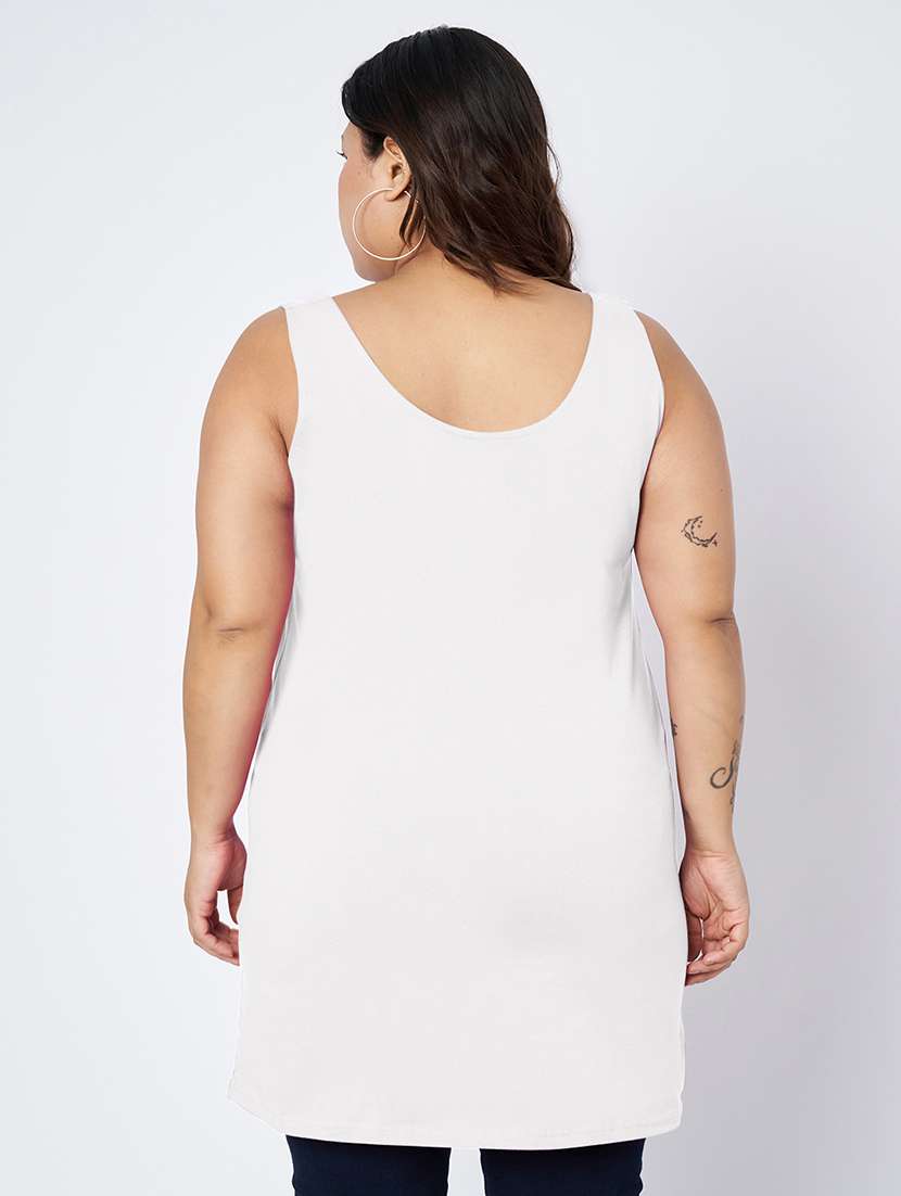 women plus size solid sleeveless camisole - 22109454 - Standard Image - 3