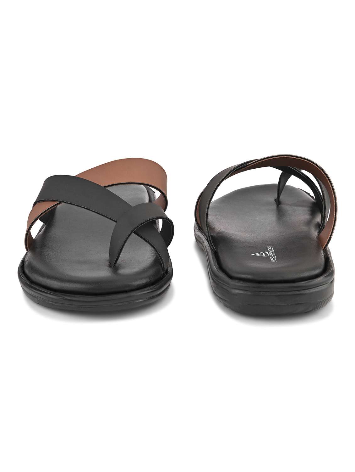 men color block one toe sandal - 22109469 -  Standard Image - 3