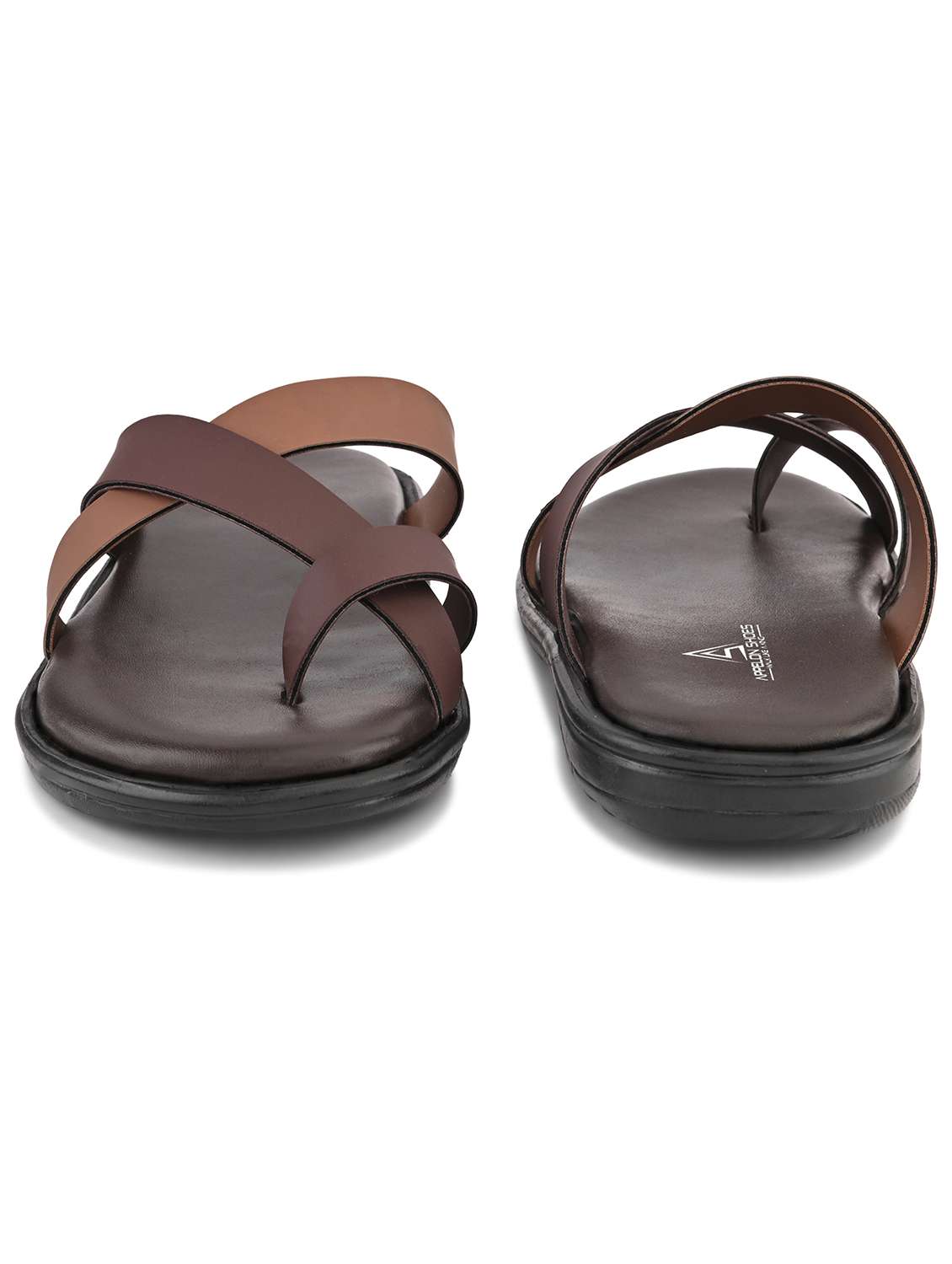 men color block one toe sandal - 22109470 -  Standard Image - 3